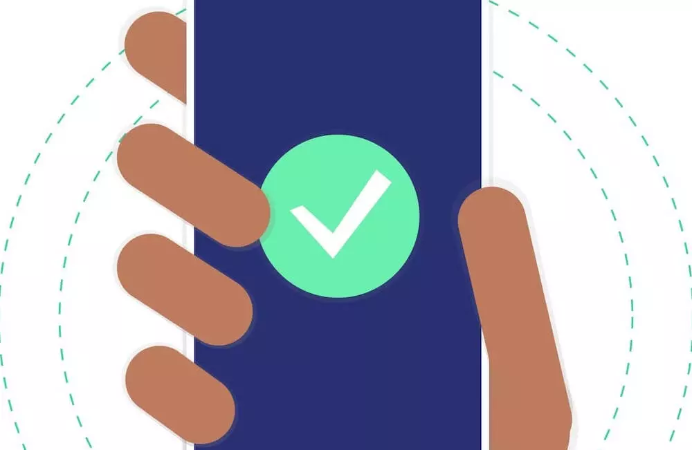 person holding phone