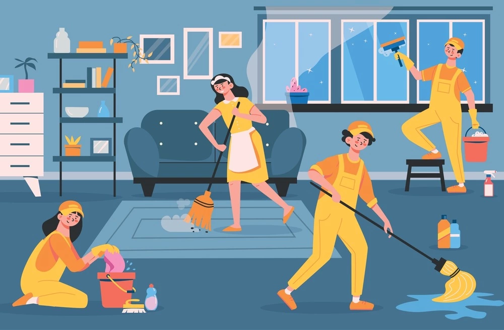 vacation rental cleaning